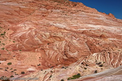 Dimensions are not so easy to understand here in Coyote Buttes, this is a typical landscape